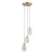 Lampa wisząca Alma PND-40668-3-HBR - Italux