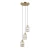Lampa wisząca Alma PND-40668-3-HBR - Italux