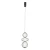 Lampa wisząca Rabel PND-344221-3V-BK - Italux