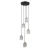 Lampa wisząca Torno PND-40813-5R-BK-HBR - Italux