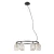 Lampa wisząca Simona PND-40814-6-BK-HBR - Italux