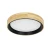 Plafon nowoczesny drewniany Campelo PLF-4350-25W-WD-BK-4K - Italux