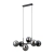 Lampa wisząca czarna metalowa 6-punktowa PND-1098-6-BK z serii Molite - Lampy Italux