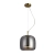 Lampa wisząca złota szklana dymiona PND-17760A-BRSS-SG z serii Caste - Lampy Italux