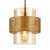 Lampa wisząca Vinoti PND-22132-1S-GD-AMB - Italux