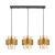 Lampa wisząca Vinoti PND-22132-3S-GD-AMB - Italux