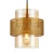 Lampa wisząca Vinoti PND-22132-3S-GD-AMB - Italux