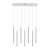 Lampa wisząca biała metalowa 7-punktowa PND-22302-7-WH z serii Valdes - Lampy Italux