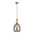 Lampa wisząca szklana złota 1-punktowa PND-23541-1-GD-CH z serii GATER - Lampy Italux