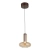 Lampa wisząca miedziana ze szklanym bursztynowym kloszem PND-24011-1-COPP z serii Carote - Lampy Italux