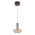 Lampa wisząca miedziana ze szklanym bursztynowym kloszem PND-24011-1-COPP z serii Carote - Lampy Italux