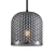 Lampa wisząca Renti PND-25205-1L-BK-SG - Italux