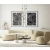 Lampa wisząca Bruni PND-27372-3A-57W-BK - Italux