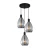 Lampa wisząca Zulo PND-27812-3A-BK-SG - Italux