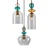 Lampa wisząca Busco PND-30263-3A-BRO-SG - Italux
