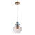 Lampa wisząca szklana wielokolorowa złota PND-31882-1-GD-PK z serii Fanda - Lampy Italux