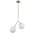 Lampa stylowa wisząca CASERTA PND-33245-2 - Italux