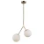Lampa stylowa wisząca CASERTA PND-33245-2 - Italux