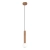 Lampa wisząca drewniana z kulistym kloszem PND-33574-1-WD z serii FILANO - Lampy Italux