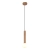 Lampa wisząca drewniana z kulistym kloszem PND-33574-1-WD z serii FILANO - Lampy Italux