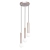 Lampa wisząca metalowa kawowa 3-punktowa PND-33574-3-CF z serii Filano - Lampy Italux