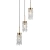 Lampa wisząca Zorta PND-33588-3-HBR-BK - Italux