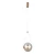 Lampa wisząca Rastia PND-34361-M-HBR-AMB - Italux
