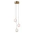Lampa wisząca Ganti PND-34362-3-HBR-OPAL - Italux
