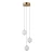 Lampa wisząca Ganti PND-34362-3-HBR-OPAL - Italux