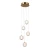 Lampa wisząca Ganti PND-34362-5-HBR-OPAL - Italux