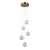Lampa wisząca Ganti PND-34362-5-HBR-OPAL - Italux