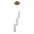 Lampa wisząca Ganti PND-34362-9-HBR-OPAL - Italux