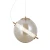 Lampa wisząca Nola PND-34366-HBR-AMB - Italux