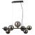 Lampa designerska wisząca Canello PND-406007-7A-BCR- Italux