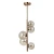 Lampa designerska wisząca Canello PND-406007-V5-HBR- Italux