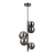 Lampa designerska wisząca Canello PND-406007-V5A-BCR- Italux