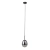 Lampa wisząca szklana czarna 15cm PND-40825-1-BK z serii Meolo - Lampy Italux
