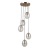 Lampa wisząca złota szklana 5-punktowa PND-40825-5-GD z serii MEOLO - Lampy Italux