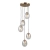 Lampa wisząca złota szklana 5-punktowa PND-40825-5-GD z serii MEOLO - Lampy Italux
