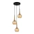 Lampa wisząca Favera PND-42361-3A-BRO-AMB - Italux