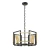 Lampa wisząca Primero PND-44003-4-BK-GD- Italux