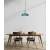 Lampa wisząca zielona szklana 25cm PND-48529-BK-BLU z serii Colle - Lampy Italux