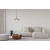 Lampa wisząca metalowa czarno-żółta prążkowana PND-48529-BK-YLL z serii Colle - Lampy Italux