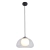 Lampa wisząca szklana czarna 25cm PND-54637-1-BK-CL z serii Ainale - Lampy Italux
