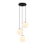 Lampa wisząca Deore PND-5578-3S-BRO-BK - Italux