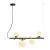 Lampa wisząca nowoczesna Reverso PND-5622-4-BK-W- Italux