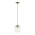 Lampa wisząca Sarpo PND-58867-1S-BK-BRO - Italux