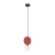 Lampa wisząca metalowa z filcem czerwona PND-59779-1M-RED z serii Andrea - Lampy Italux