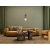 Lampa wisząca metalowa z filcem czarno-czerwona PND-59779A-1S-MLTI z serii Andrea - Lampy Italux