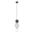 Lampa wisząca metalowa z filcem wielokolorowa PND-59779B-1M-MLTI z serii ANDREA - Lampy Italux